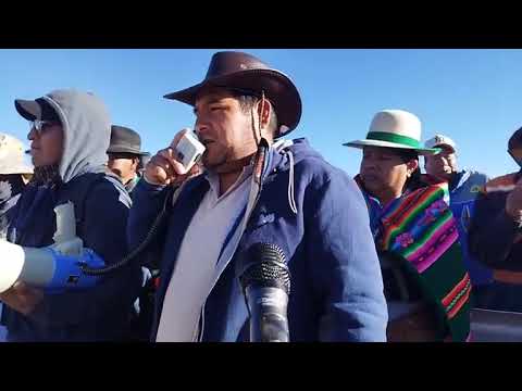 Cabildo Nacional en el municipio de Caracollo, departamento de Oruro