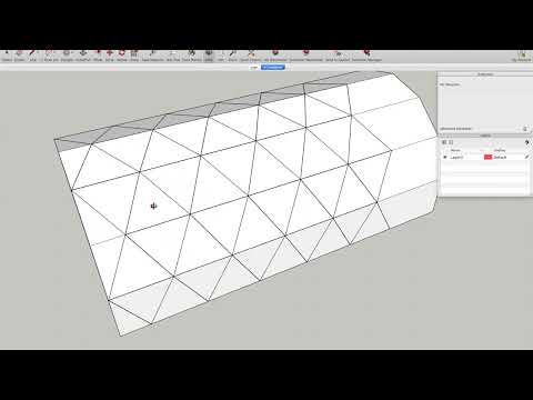 A geodesic tunnel basic tutorial