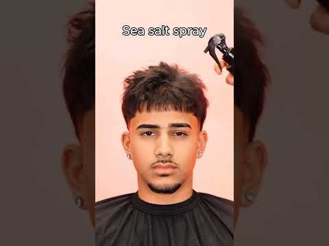 Do this using BENCH Clay and Sea Salt Spray to Texture your Hair #fade #haircut #hairstyle #tutorial