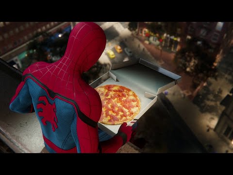 Peter Parker Pizza Time Scene - You're Late - Spider Man 2 Movie CLIP HD