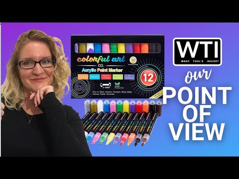 Colorful Art Co. Acrylic Paint Pen Set - WTI product video review