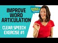 Exercise For Clear Speech And Articulation 3 Syllable Words
