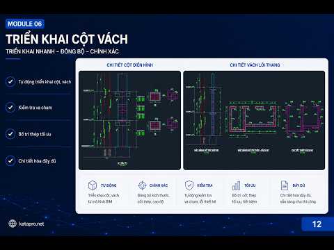 Demo triển khai cột vách