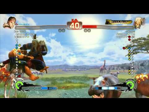 SSF4 AE: kao 1976 (Ryu) vs rokotsu (Gen) - Ranked Match (720p HD)