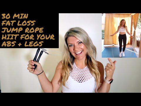30 min jump rope workout for legs and abs at home