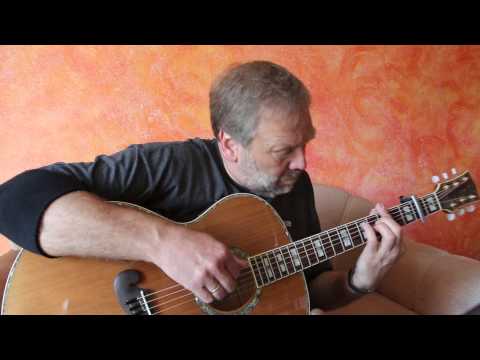 Gerhard Gschossmann - "Green green grass of home" - C. Putman - fingerstyle  - using POWER PINS