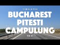 4K Time Lapse Car Dashboard Bucharest Pitesti Campulung Via A1