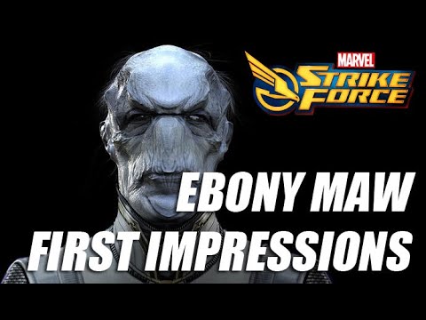 Ebony Maw First Impressions & Gameplay - Marvel Strike Force