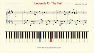 How To Play Piano: James Horner "Legends Of The Fall" Piano Tutorial by Ramin Yousefi