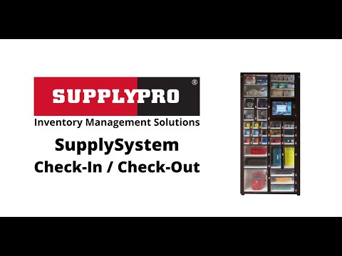 SupplySystem Check-In Check-Out