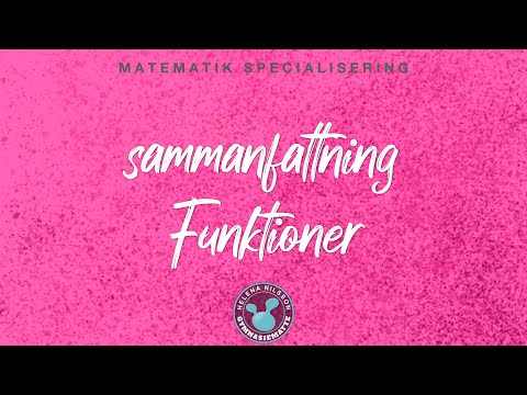 1 sammanfattning Funktioner