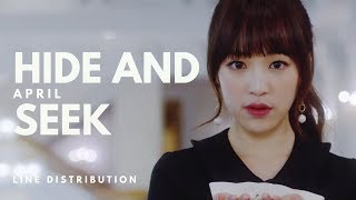 APRIL 에이프릴 - HIDE AND SEEK 숨바꼭질 || Line Distribution