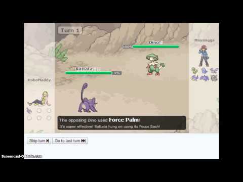 Level 1 rattata defeating a level 100 pokemon