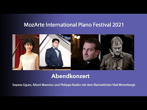 MozArte International Piano Festival 2021 - Abendkonzert mit den Jurymitgliedern