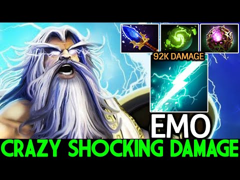 IG.EMO [Zeus] Crazy Shocking Damage with Refresher + Scepter Dota 2