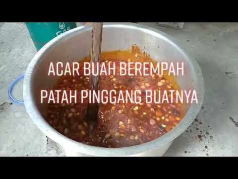 Buat Acar Buah 30 kg Untuk Majlis Perkahwinan