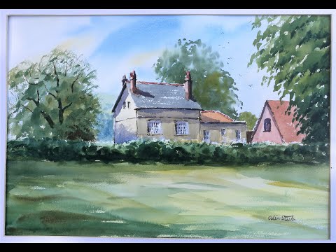 Thumbnail of Byron Hall, Galleywood Common. Watercolour demonstration video. Thumbnail of Byron Hall, Galleywood Common. Watercolour demonstration video.