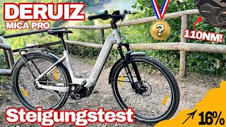 Das DERUIZ Mica Pro 2026 mit 110 und ENVIOLO Schaltung im Steigungstest mit Überraschung