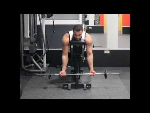 Watch Barbell Curls Lying Against An Incline on YouTube