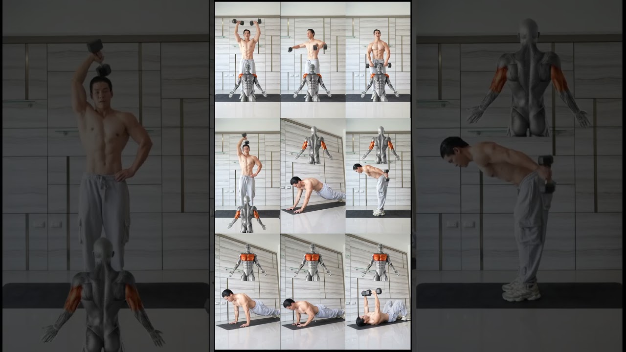9 KILLER PUSH DAY EXERCISES WITH DUMBBELLS FOR UPPER BODY STRENGTH