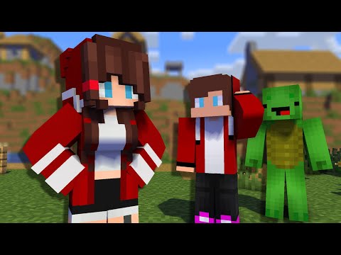 【Maizen】I Met JJ's Sister!【Minecraft Parody Animation Mikey and JJ】