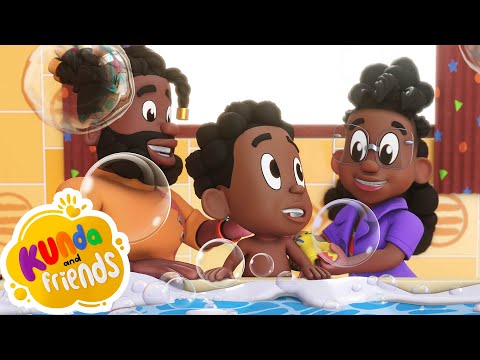 Bath Time | Nursery Rhymes | Kids Cartoons | Songs For Kids | Kunda & Friends