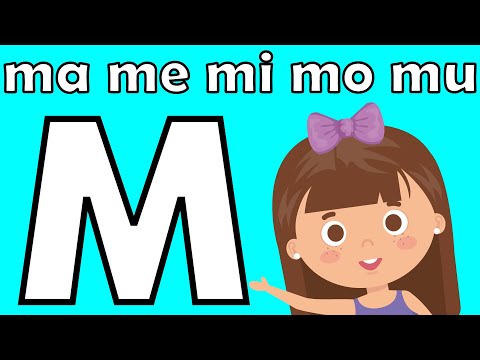 MA ME MI MO MU para niños | PALABRAS CON M ⏪✅Aprender a leer las sílabas