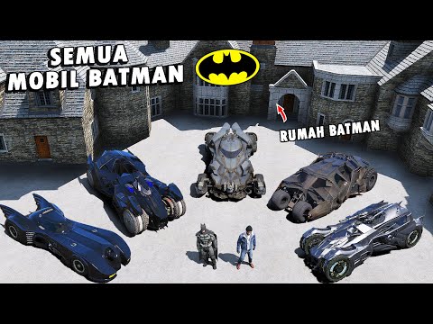 Aku Pergi Ke RUMAH BATMAN !! Malah Di Suruh Koleksi SEMUA MOBIL BATMAN TERKEREN di GTA 5