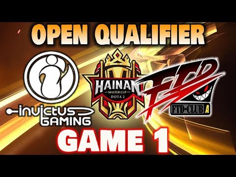 INVICTUS GAMING VS FTD APOLLO GAME 1 HIGHLIGHTS Hainan Master Cup Qualifier