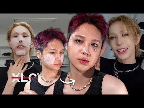 Following this kpop idol's makeup tutorial (he's coming for my career) 😛