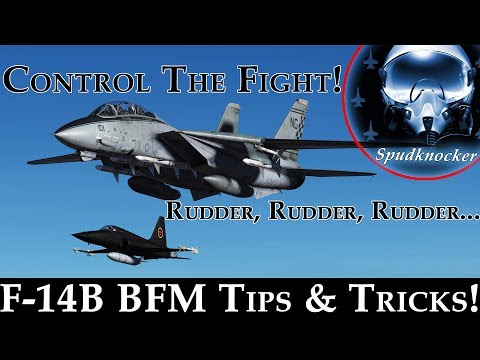 DCS: F-14B Tomcat | How to Dogfight! | BFM Tips & Tricks