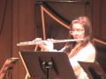 Gina Kodel   Flute   Quartet in G major for Flute, Oboe, Violin & Continuo by Telemann 12 11 12