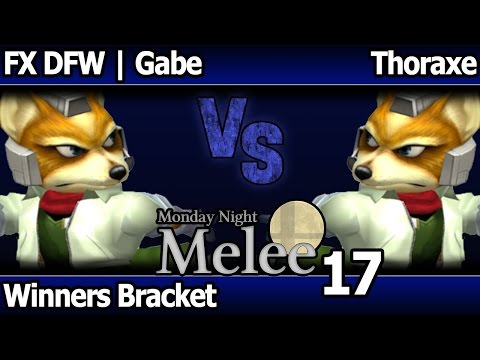 MNM17 Melee - FX DFW Gabe (Fox) vs Thoraxe (Fox) - Winners Bracket