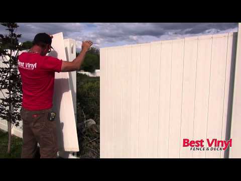 Vinyl Fence section repair