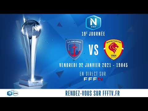 J19 : US Concarneau - SC Lyon en direct sur FFFtv (19h45) I National FFF 2020-2021