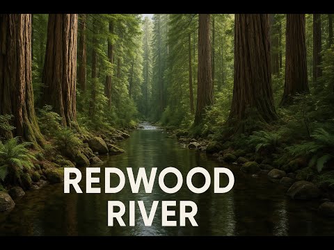 5-Hour Redwood Forest River Relaxation | Nature Sounds for Sleep, Study & Focus #relaxingsounds