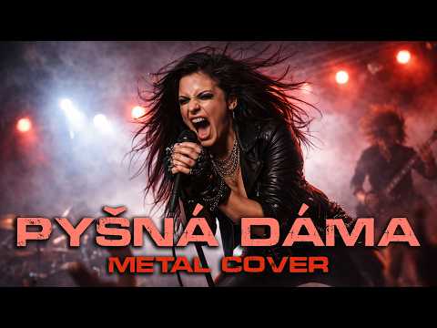 PYŠNÁ DÁMA - Metal cover (Marie Rottrová, AI)