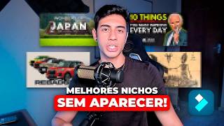 8 NICHOS PARA GANHAR DINHEIRO NO YOUTUBE SEM APARECER EM 2025