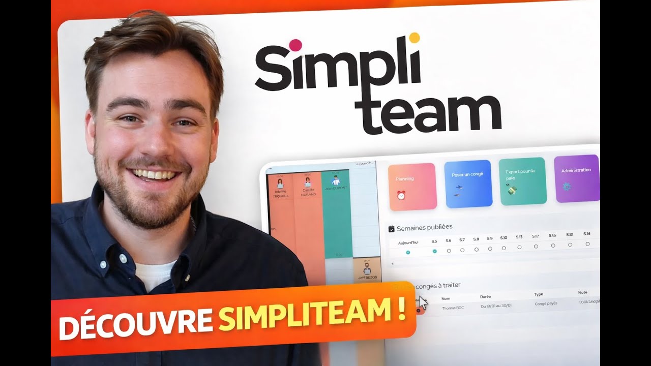 Présentation de SimpliTeam – logiciel de planning pour TPE
