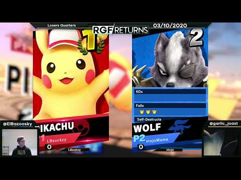 RGF Returns | LBsukzy (Pikachu) vs. Mojo (Wolf) | SSBU LQFs