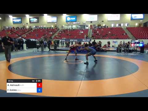 2018 Marine Corps US Open/Senior Men's Freestyle 65 Con 8 #1 - Anthony Ashnault (NJRT) Vs. Freddy