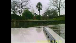 preview picture of video 'RC boat Antares at Stoke Park, Guildford'