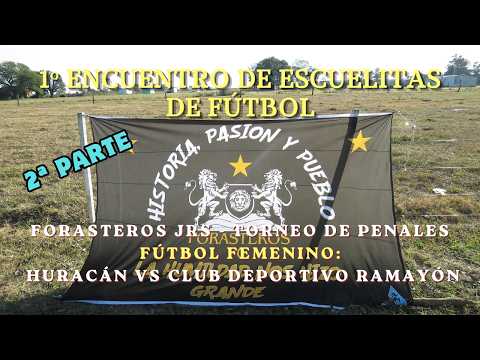 Encuentro de Escuelitas de Fútbol Forasteros jrs, Torneo de Penales, F.Femenino Huracán vs Ramayón.