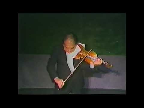 Ruggiero Ricci Solo Violin Recital - Bach, Bartok, Prokofiev, Paganini, Ysaye, Liszt, Tàrrega 1988
