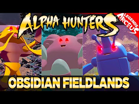 Every Alpha Pokemon in Obsidian Fieldlands - Pokemon Legends Arceus