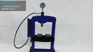 Пресс гидравлический ручной 10 тонн Ae&T T61210T, настольный, гаражный