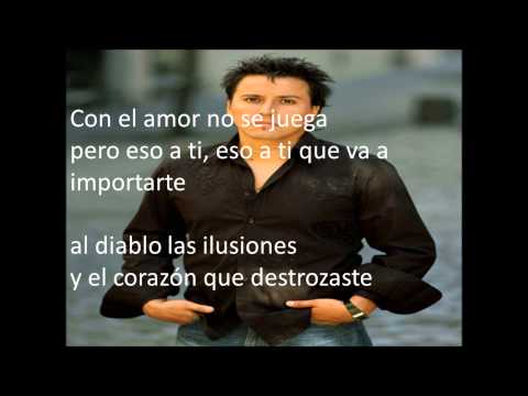 Santos Chavez Con el Amor no se Juega con Letra