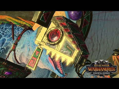 Tiktaq's Rippers - Lizardmen vs Dark Elves // Total War: WARHAMMER 3 Land Battle