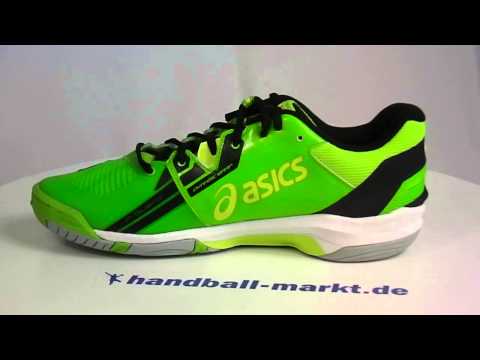 Asics Handballschuhe Gel-Blast 6 in neon green - 360° Ansicht
