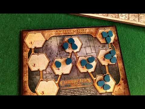Lords of Waterdeep overview of the Board Game with rules in 3 Minutes